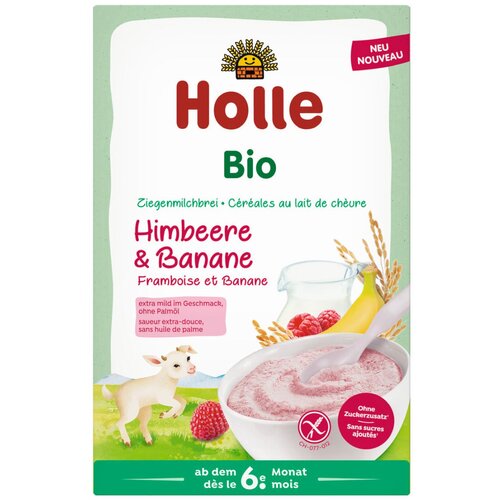 Holle malina&amp;amp;banana na bazi kozjega mleka 200 g Slike