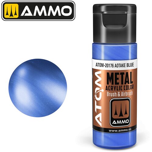 AMMO by MIG Jimenez Ammo ATOM Metallic Aotake Blue (Metallic Aotake plava) - ATOM-20176 Slike