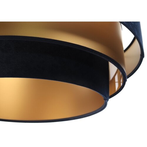  Luster na sajli TRINITI 1xE27/60W/230V plava/zlatna Slike