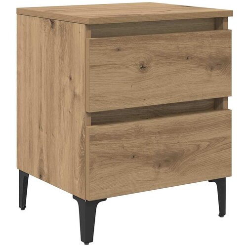 VidaXL Nočna omarica artisan hrast 40 x 35 x 50 cm Konstruiran les, (5000044066) Slike