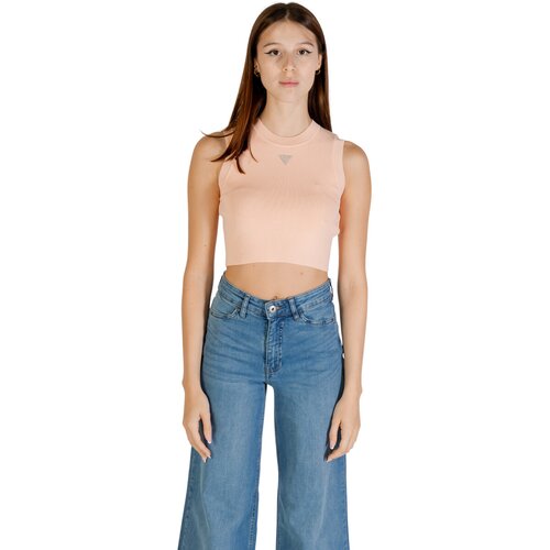 Guess Topi &amp;amp; Bluze ALEXIA TANK TOP W4GZ34 Z3F40 Rožnata Slike
