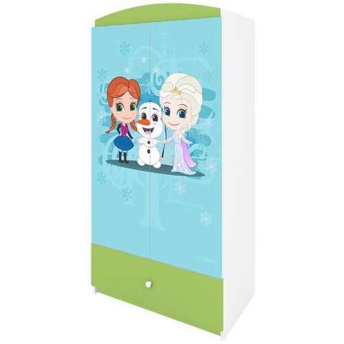 HAPPYKIDS Garderobni ormar Dreamy Frozen Zelena Cene