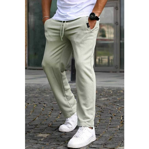 Madmext Almond Green Basic Trousers 5479