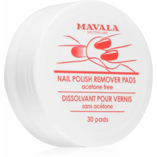 MAVALA nail Polish Remover Pads sredstvo za uklanjanje laka za nokte 30 kom
