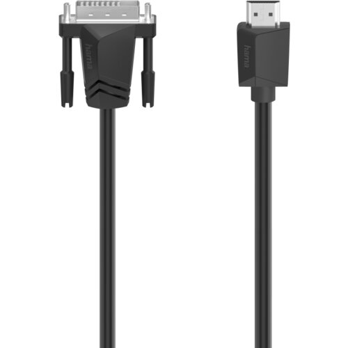 Hama DVI adapterski kabel DVI-D 24+1-polni utikač, HDMI A utikač 3 m crna 00200716 DVI kabel Cijene