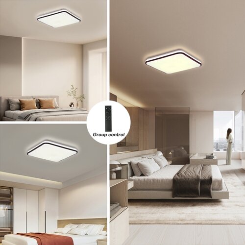  Brilagi - SMART LED stropno svetlo sa prigu&amp;scaron;iva, LED/24W/230V, 43x43 cm, Wi-Fi Tuya + daljinski upravljač Slike