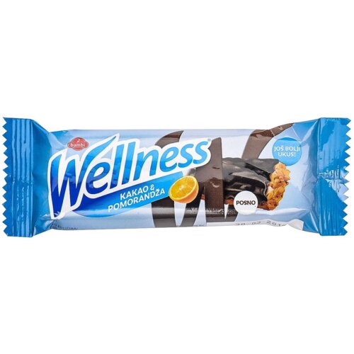 Wellness štanglica bambi kakao & pomorandža 30g Cene