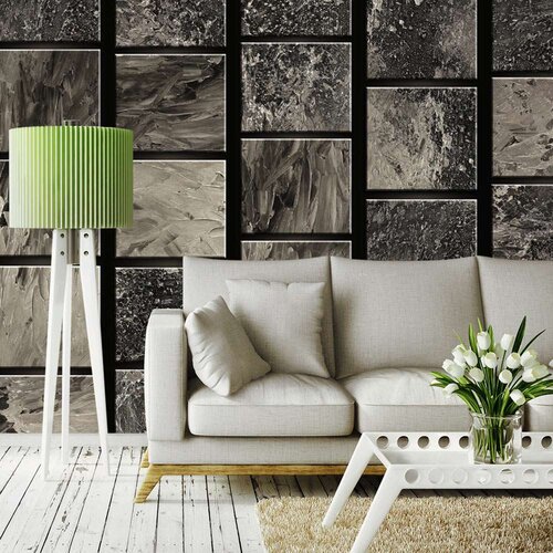  Tapeta - Painted Squares 50x1000 Slike