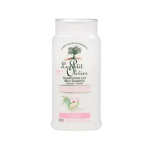 Le Petit Olivier Sweet Almond & Rice Soft šampon za normalne lase 250 ml za ženske