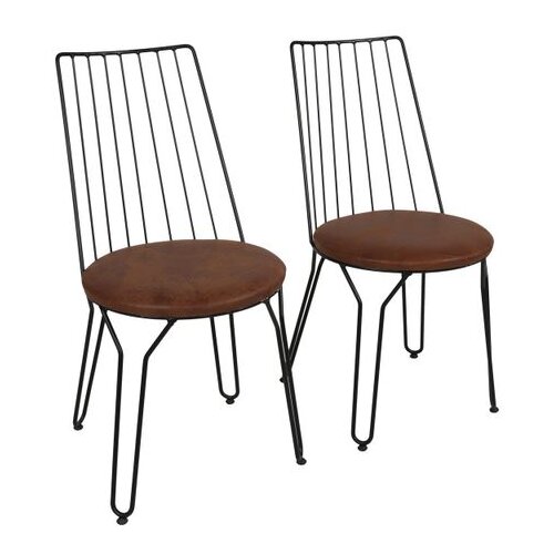 Hanah home Ada 275 V2 Black Chair Set (2 Pieces) Cene