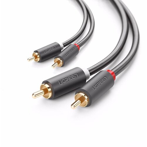 Ugreen 2RCA (činč) na 2RCA (činč) kabel 2m (črn), (20627683) Cene