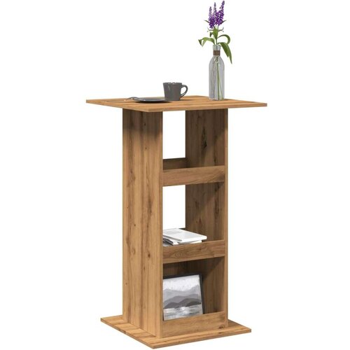 vidaXL Barski stol s prostorom boja artisian hrast 60x60x102 cm drveni Cijene