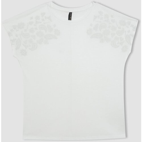 Defacto Crew Neck Printed Short Sleeve T-Shirt Cene