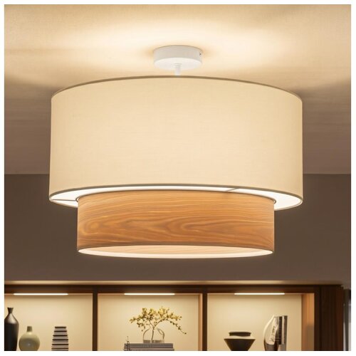 Brilagi LED plafonski luster CERIA 1xE27/60W/230V prečnik 50 cm bela/bež Cene