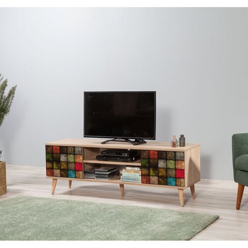 Woody Fashion TRUVA 723 TV komoda, Smeđa-Šarena Cene