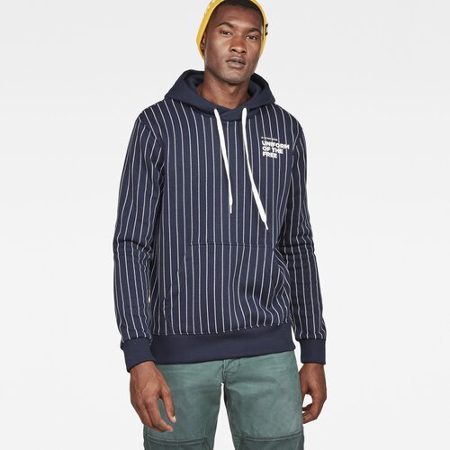 G-star Sweatshirt - Core hdd sw pinstr 1 ao l\s blue Cene