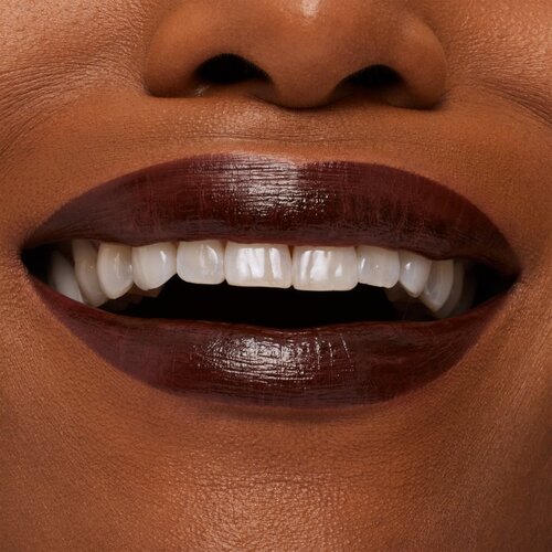 MAC Cosmetics MACximal Sleek Satin Lipstick kremasta vlažilna &amp;scaron;minka odtenek Film Noir 3,5 g Slike