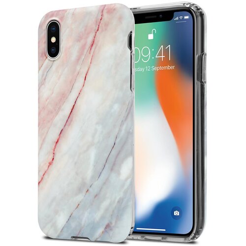 Cadorabo Case, združljiv z Apple v roza belem marmorju št. 21 - Zaščitni pokrov iz silikona TPU z vzorcem mozaika, (20563428) Cene