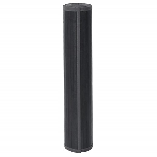  Tepih pravokutni sivi 100 x 500 cm od bambusa Slike