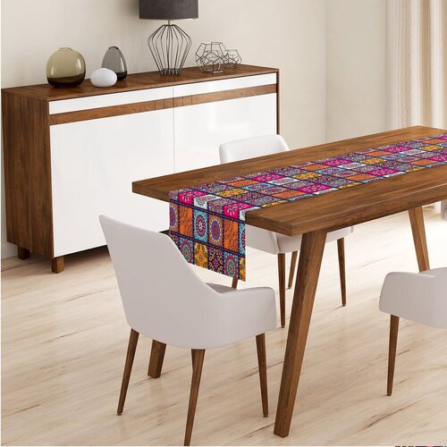 Minimalist Cushion Covers Namizni tekač iz mikrovlaken Nehteo, 45 x 145 cm Cene