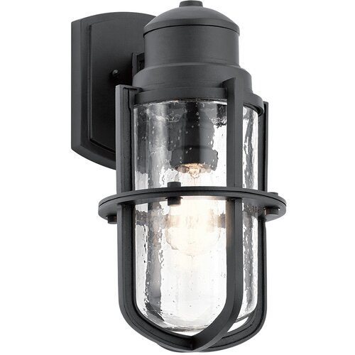 Elstead Lighting Elstead Suri Zunanja stenska svetilka z 1 lučjo, teksturirana črna, IP44, E27, (22100046) Cene