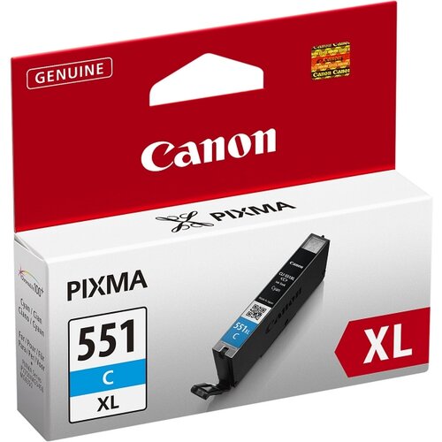  Kartu&amp;scaron;a Canon CLI-551C XL modra/cyan - original Slike