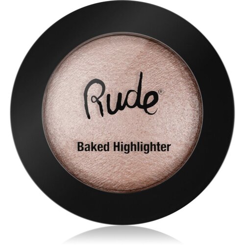 Rude Cosmetics Baked Highlighter kompaktni pudrasti osvetljevalec odtenek Flirtatious Behaviour 7 g Cene