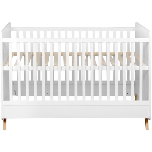 Qu-ax otroška posteljica loft convertible 70x140 white Cene