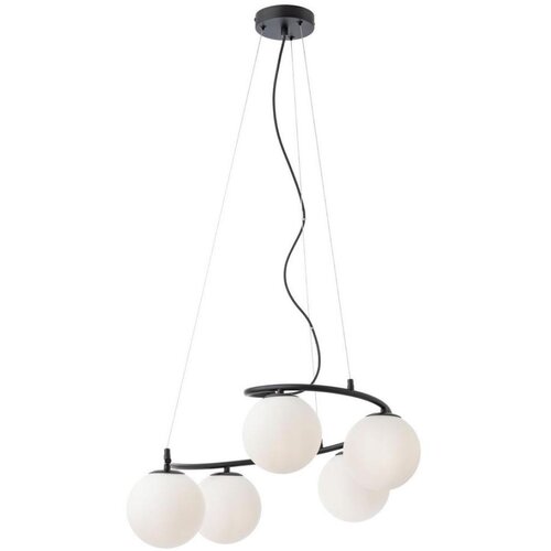 Redo 01-2720 - Luster na sajli VOLLEY 5xE14/28W/230V crna Cene