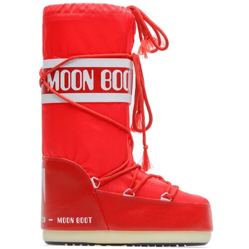 Moon Boot ženske čizme icon nylon crvene Slike