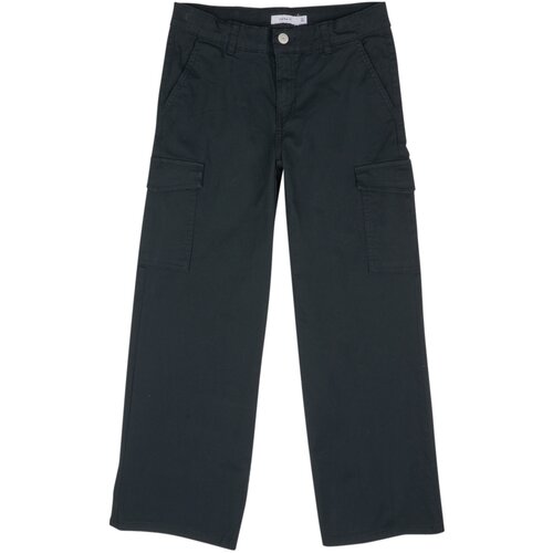 name it Hlače cargo NKFROSE WIDE TWILL CARGO 8108-BA Črna Cene