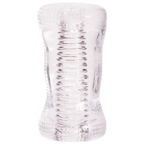 SuperLove Clear Ribbed Masturbator Cene