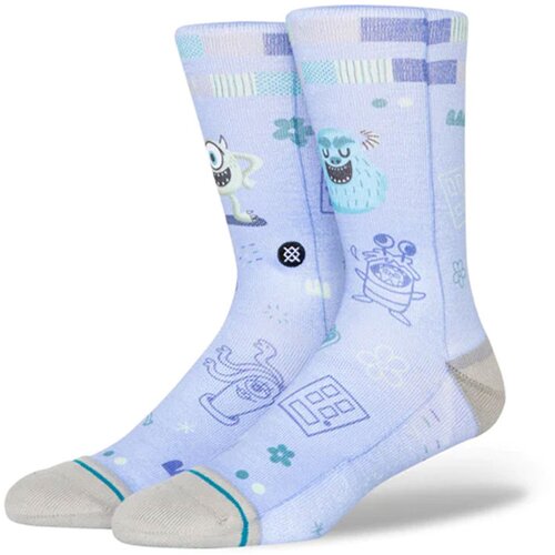 Stance Monsters By R Bubnis Crew Sock Slike