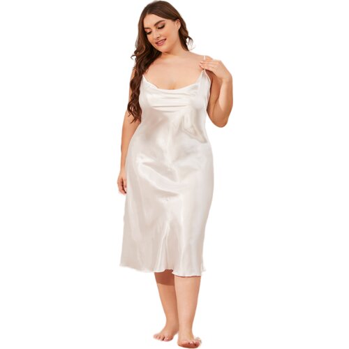 INF Ženska sling spalna srajca, spalna obleka, pižama White XL, (21539061) Cene
