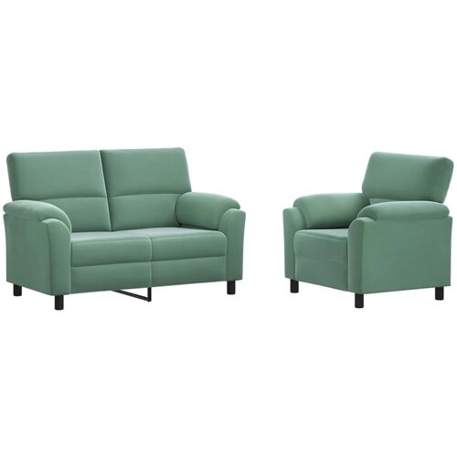  Set sofe 2 pcs Morska zelena Bar&amp;scaron;un - zelena boja mora 1-Sjedalo + 2-Sjedalo (120 cm) Slike