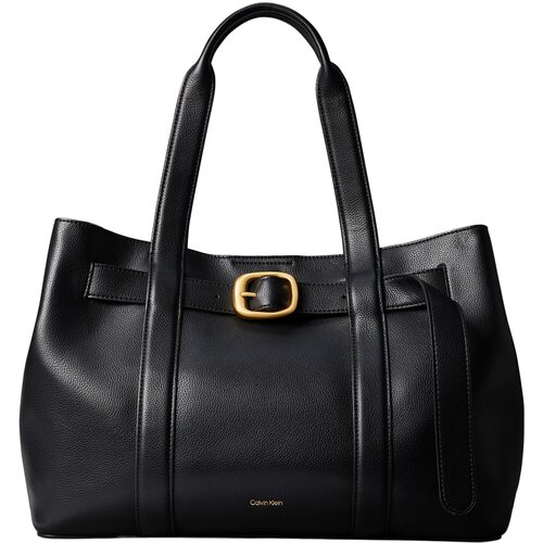 Calvin Klein Shopper torba &amp;#039;BUCKLE&amp;#039; crna Slike