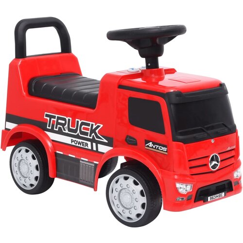 vidaXL Otroški poganjalec Mercedes-Benz tovornjak rdeč, (20989899) Cene
