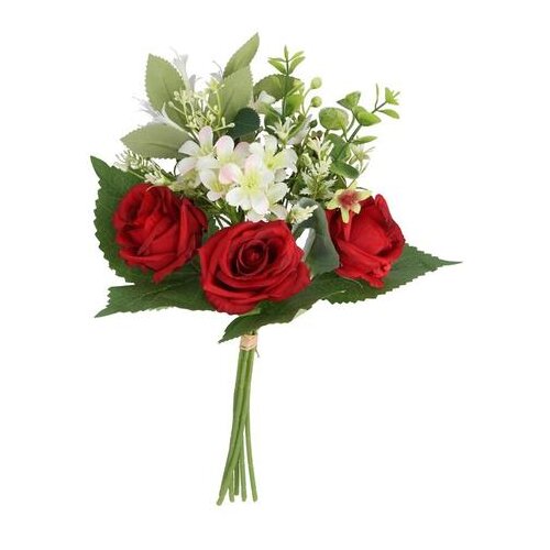  BUKET DIVLJIH RUŽA 37CM CRVENI PVC Cijene