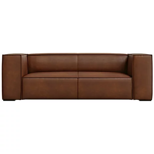Windsor & Co Sofas Konjak smeđa kožna sofa 212 cm Madame -