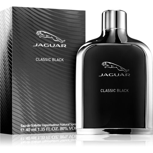 Jaguar Classic Black toaletna voda za mu&amp;scaron;karce 40 ml Slike