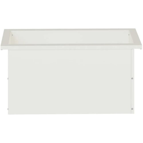  Vrtna posuda za sadnju s LED svjetlom 2 kom. Bijela - Bijela 30 x 60 x 30 cm 2 Slike