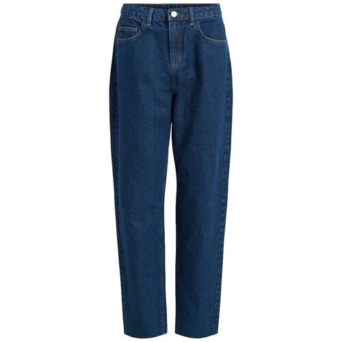 Vila Hlače Jeans Molli - Dark Blue Denim Modra Cene