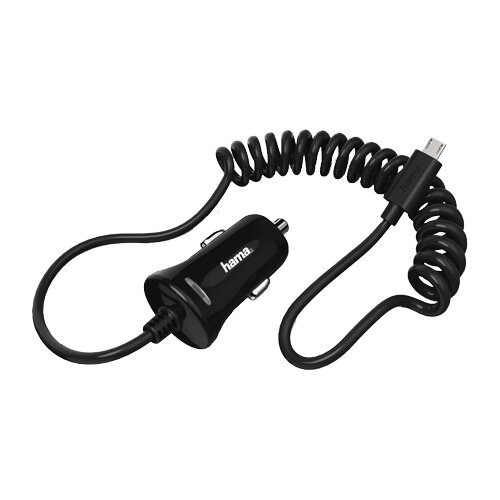 Hama - 00178261 - Auto punjač Micro USB 2.4 A Crna Slike