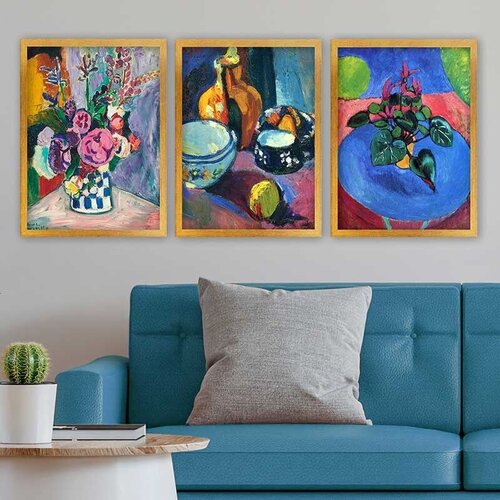 Wallity Set uramljenih slika 3AC_UN025540, 3 Dela Cene