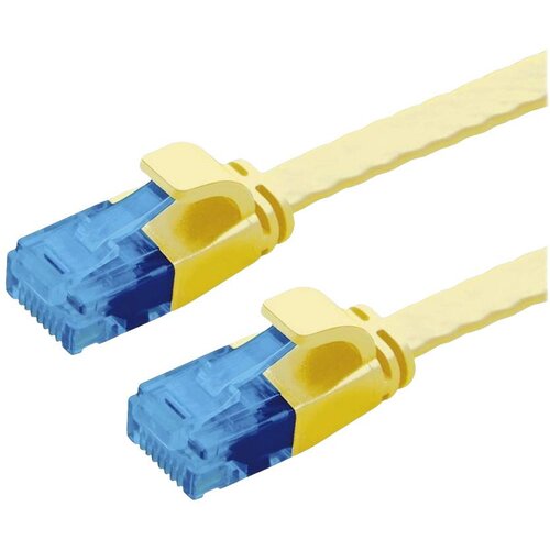 Value 21992032 RJ45 omrežni kabel\, Patch kabel CAT 6a U/UTP 2.00 m rumena 1 kos, (20630859) Cene