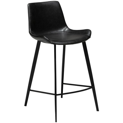 DAN-FORM Denmark Crna barska stolica od imitacije kože DAN - FORM Denmark Hype, visina 91 cm Slike