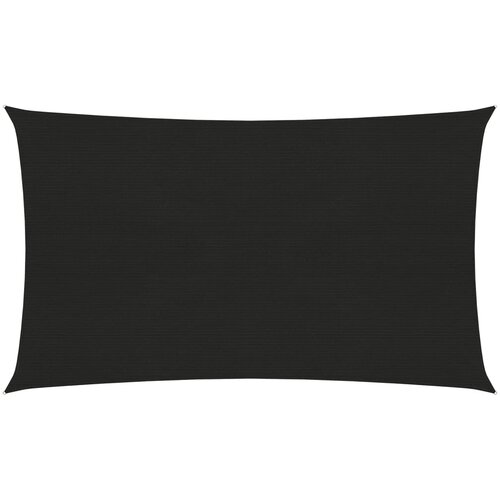 vidaXL Jedro za zaštitu od sunca 160 g/m² crno 2 x 5 m HDPE Cijene