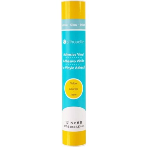 Glossy Permanent Vinyl - 30,5 cm x 1,8 m - Yellow Slike