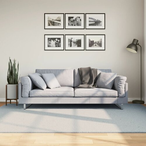 Tepih HUARTE kratkih vlakana mekani i perivi plavi 160 x 230 cm Cene