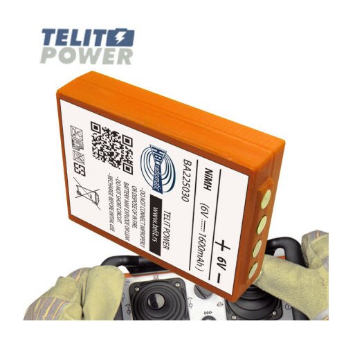  TelitPower baterija NiMH 6V 1600mAh Panasonic za BA225030 HBC Radiomatic ( P-1238 ) Cene